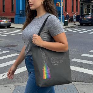 Bolsa Tote Marcos em Luz Estátua da Liberdade