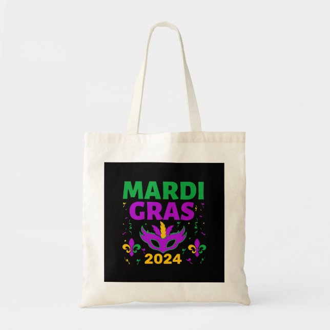 Bolsa Tote Mardi Gras 2024 Personalizado (Frente)