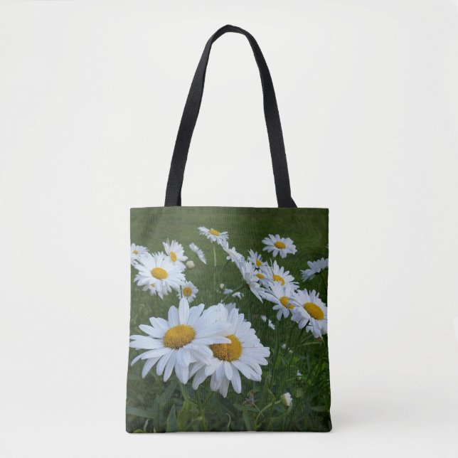 Bolsa Tote margarida branca (Frente)