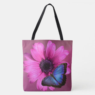 Bolsa Tote Margarida e borboleta