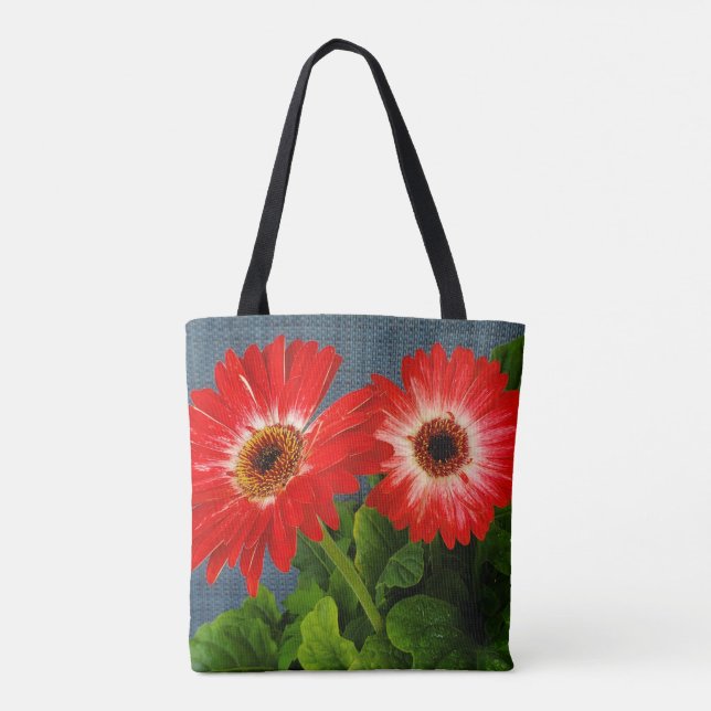 Bolsa Tote Margarida Vermelha (Verso)