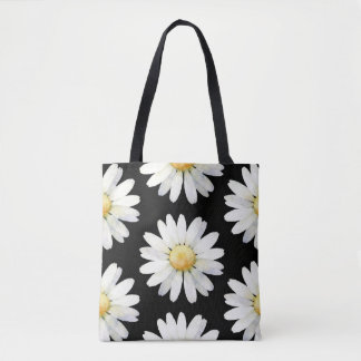 Bolsa Tote Margaridas Pontilhadas de Amarelo