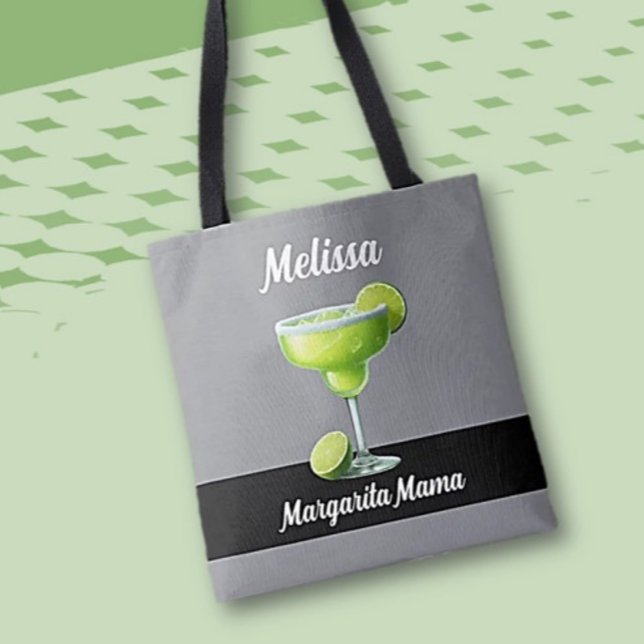 Bolsa Tote Margarita Mama! Personalização de presente diverti (Criador carregado)