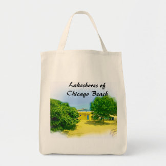Bolsa Tote Margens do Lago da Praia de Chicago