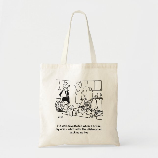 Bolsa Tote Marido lavando a louça (Frente)