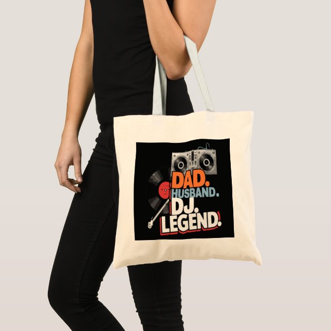 Bolsa Tote Marido Pai DJ Lenda (Frente (produto))