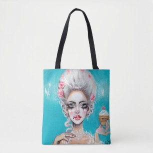Bolsa Tote Marie Antoinette Deixe-os comer cupcake Mini