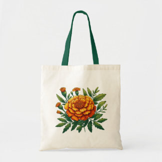 Bolsa Tote Marigold Flower