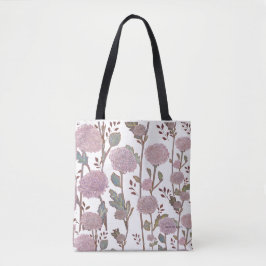 Bolsa Tote Marigold Flower Pattern Shoulder Bag
