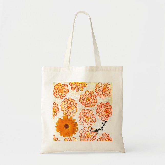 Bolsa Tote MARIGOLDS Cempazuchil TOTE BAG (Frente)