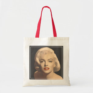 Bolsa Tote Marilyn cinzenta gráfica
