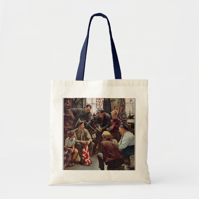 Bolsa Tote Marinha de Emergência (Frente)