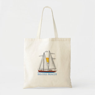Bolsa Tote Marinheiro de Navegação Náutica Costeira de Biloxi