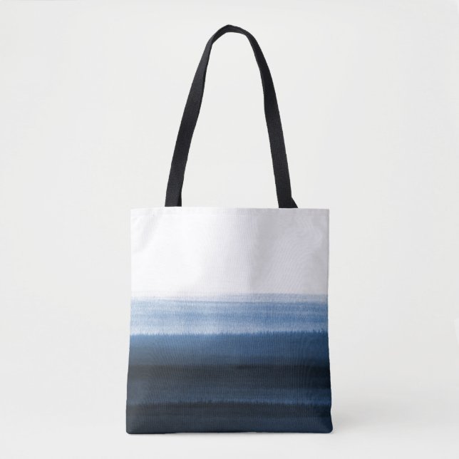 Bolsa Tote Marinho Blue Watercolor (Frente)