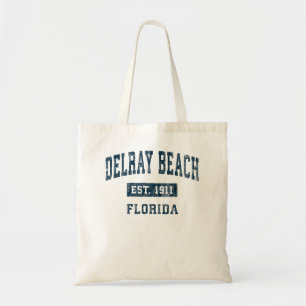 Bolsa Tote Marinho de Design de esportes da Delray Beach FL V