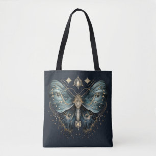 Bolsa Tote Mariposa Celestial Estética Sombria - Arte de Brux