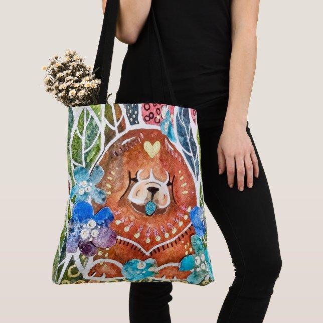Bolsa Tote MARMALADE MISS Chow dog (Close Up)