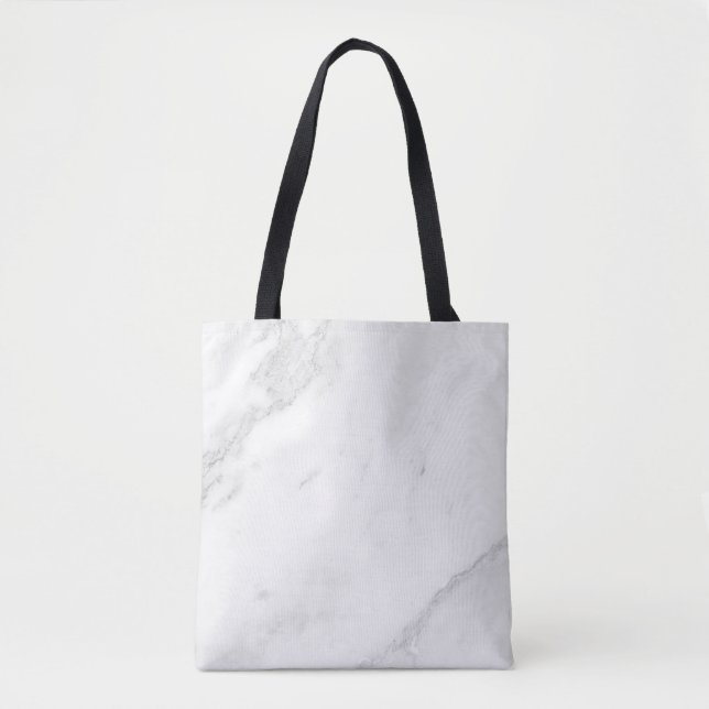 Bolsa Tote Mármore Branco (Frente)