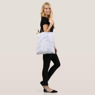 Bolsa Tote Mármore Branco Elegante Moderno