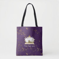 Mármore roxo de Lotus da ioga & Dourado na moda