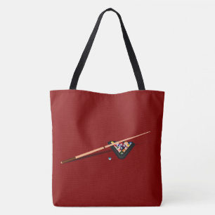 Bolsa Tote Maroon Billiard Mesa