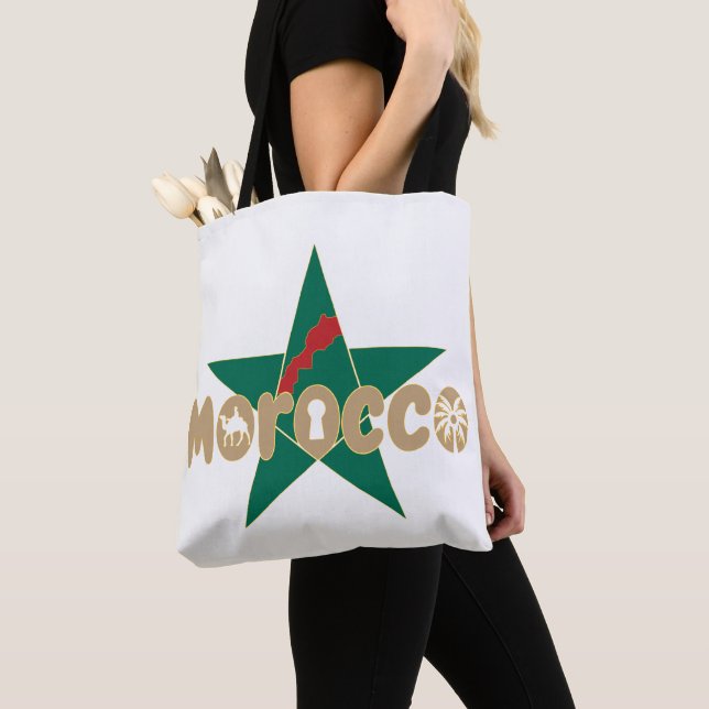 Bolsa Tote Marrocos é a identidade, transmitida com orgulho (Close Up)