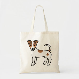 Bolsa Tote Marrom Casaco Parson Russell Terrier Dog