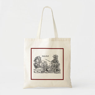 Bolsa Tote Mars Ares Deus da Guerra Greco Cartoon de Carruage