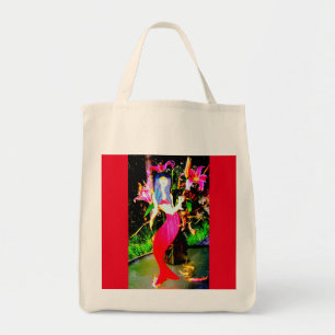Bolsa Tote martini mermaid vermelha