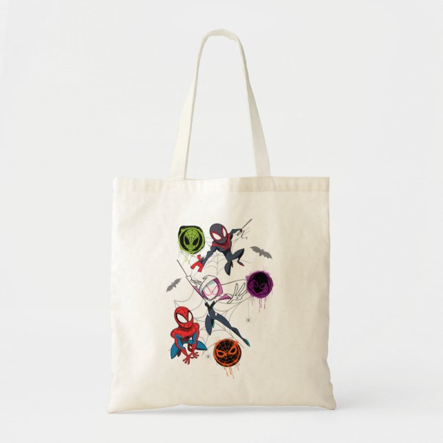 Bolsa Tote Marvel Studios Spidey e seu incrível Hall dos Amig (Frente)