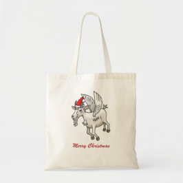 Bolsa Tote Marvelous Flying Christmas Goat