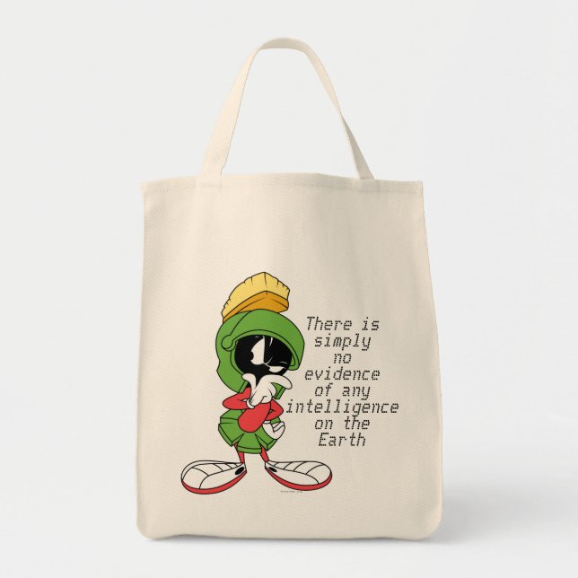 Bolsa Tote MARVIN O MARCIANO™ Pensando (Frente)