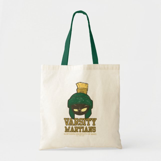 Bolsa Tote MARVIN, O MARTIAN™ Varsity Collegiate Graphic (Frente)