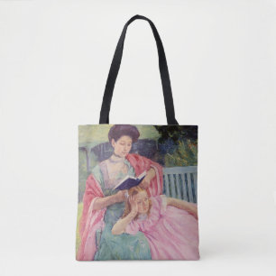 Bolsa Tote Mary Auguste Lendo para Sua Filha, Cassatt