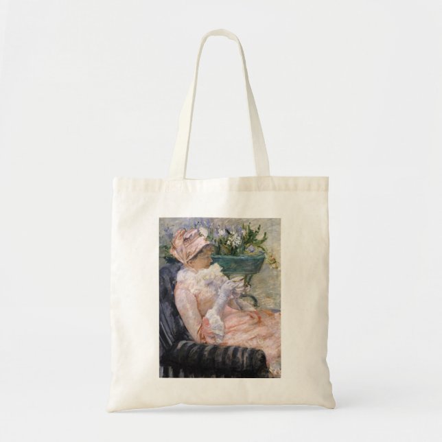 Bolsa Tote Mary Cassatt - A Taça do Chá (Frente)