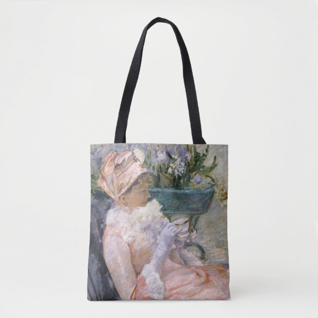 Bolsa Tote Mary Cassatt - A Xícara de Chá (Frente)