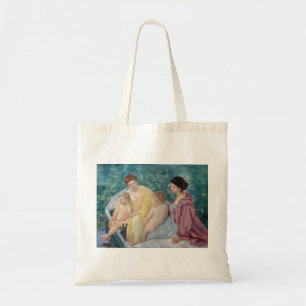 Bolsa Tote Mary Cassatt - Duas mães e crianças em um barco