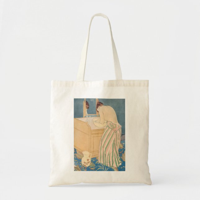 Bolsa Tote Mary Cassatt - Mulher Banhando-se (Frente)