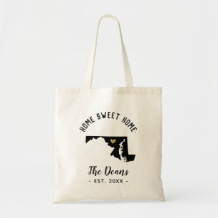 Bolsa Tote Maryland Home Sweet Home Family Monograma