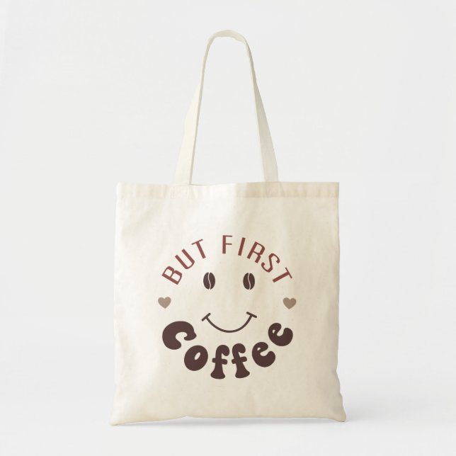 Bolsa Tote Mas Primeiro, Café (Frente)