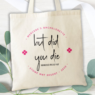 Bolsa Tote Mas Você Morreu Personalizado Kit De Alivio De Pas