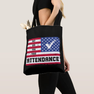 Bolsa Tote Mas Você Tomou A Pavilha Americana Do Professor De