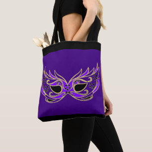 Bolsa Tote Máscara de Mascarada Roxa