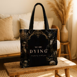 Bolsa Tote Máscara de Monstro Gótico de Halloween