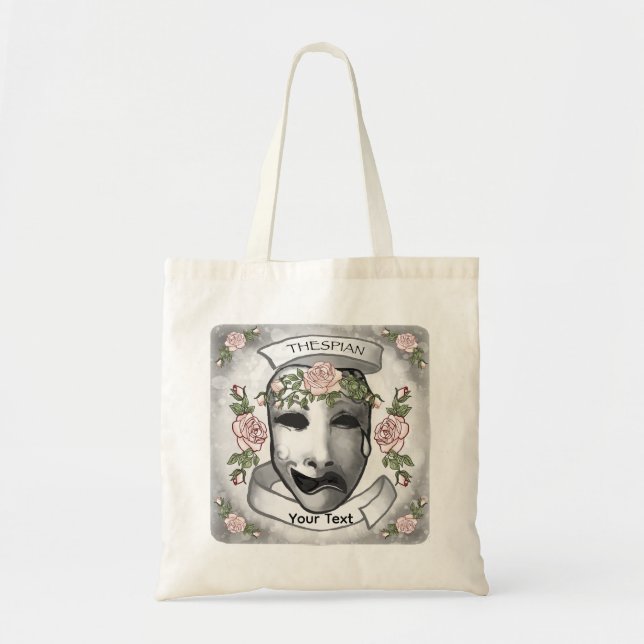 Bolsa Tote Máscaras de Ator Thespian (Frente)