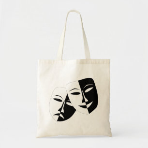Bolsa Tote Máscaras de Comédia de Drama Simples Atuando Tote