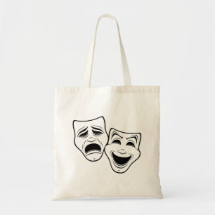 Bolsa Tote Máscaras de Teatro De Comédia E Tragédia