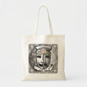 Bolsa Tote Máscaras Meias de Ator