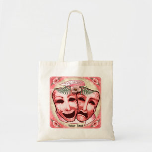 Bolsa Tote Máscaras Vermelhas de Ator
