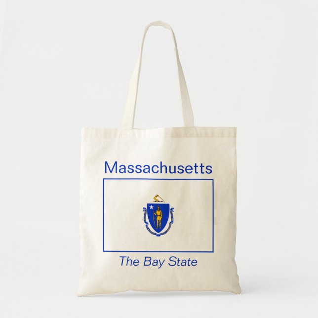 Bolsa Tote Massachusetts Flag Bag (Frente)
